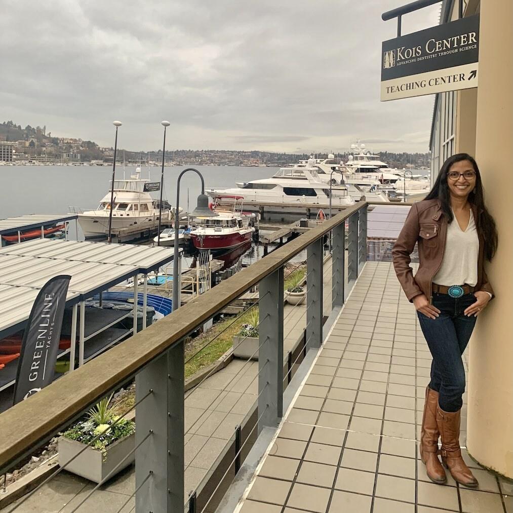 Dr. Naik at Kois Center advanced dental training